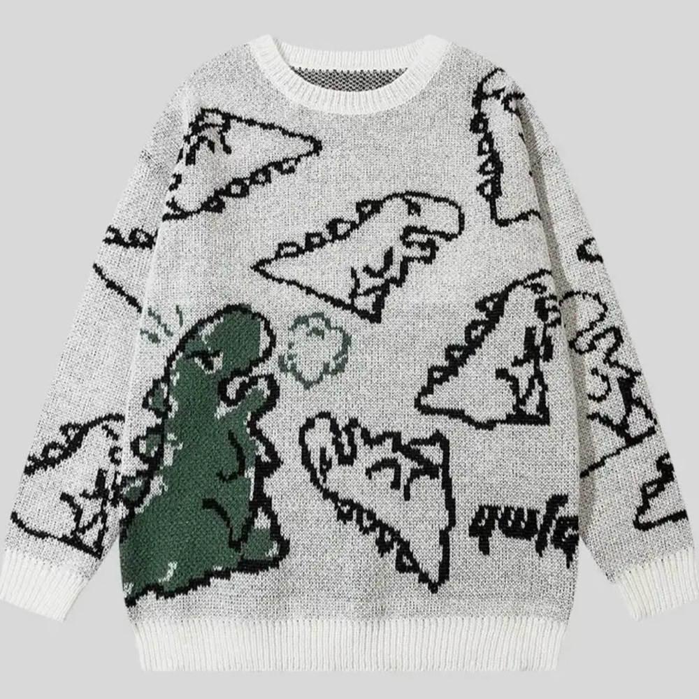 Fierce and RAWRsome Dinosaur Sweater - Unisex